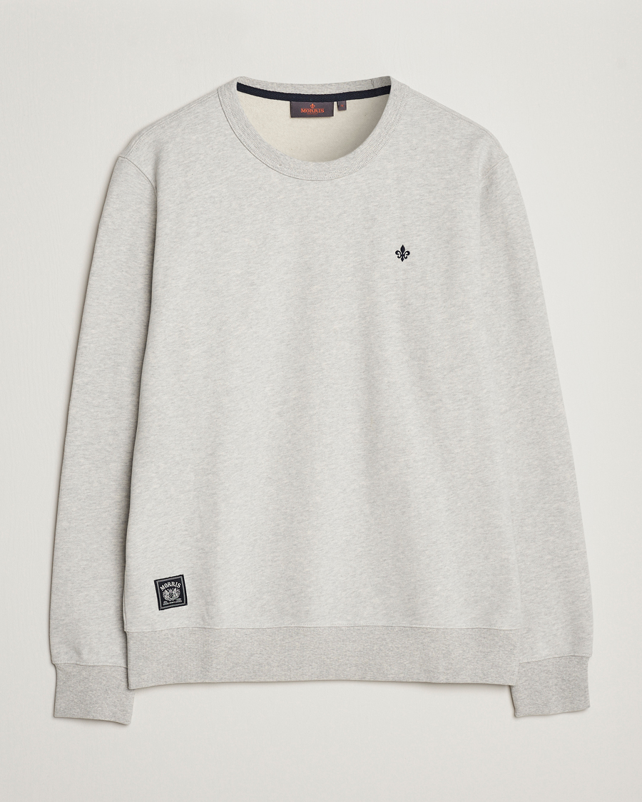 Uomini | Maglieria | Morris | Brandon Lily Sweatshirt Grey