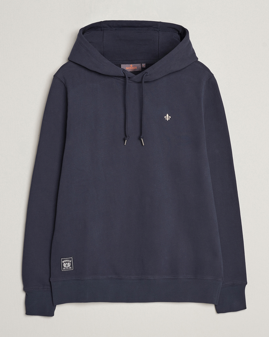 Uomini | Maglieria | Morris | Brandon Lily Hoodie Old Blue