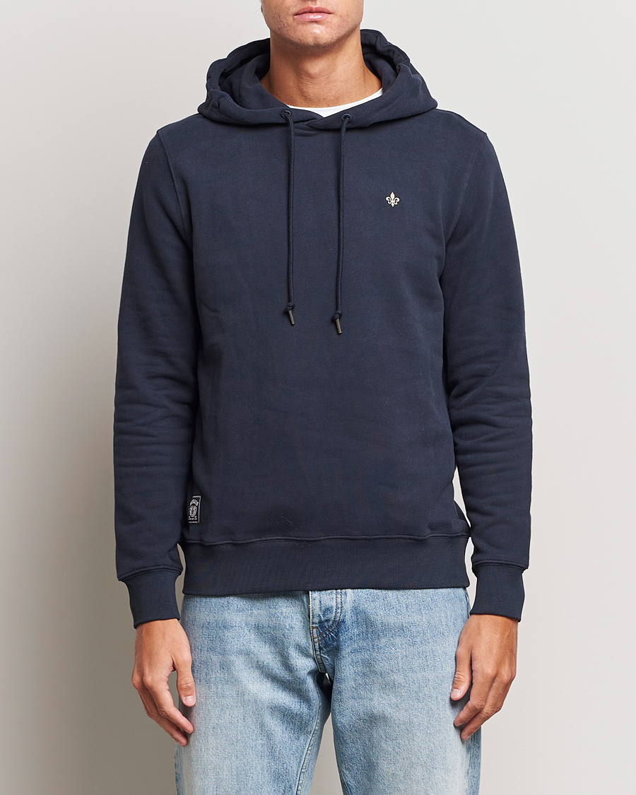 Uomini | Maglieria | Morris | Brandon Lily Hoodie Old Blue