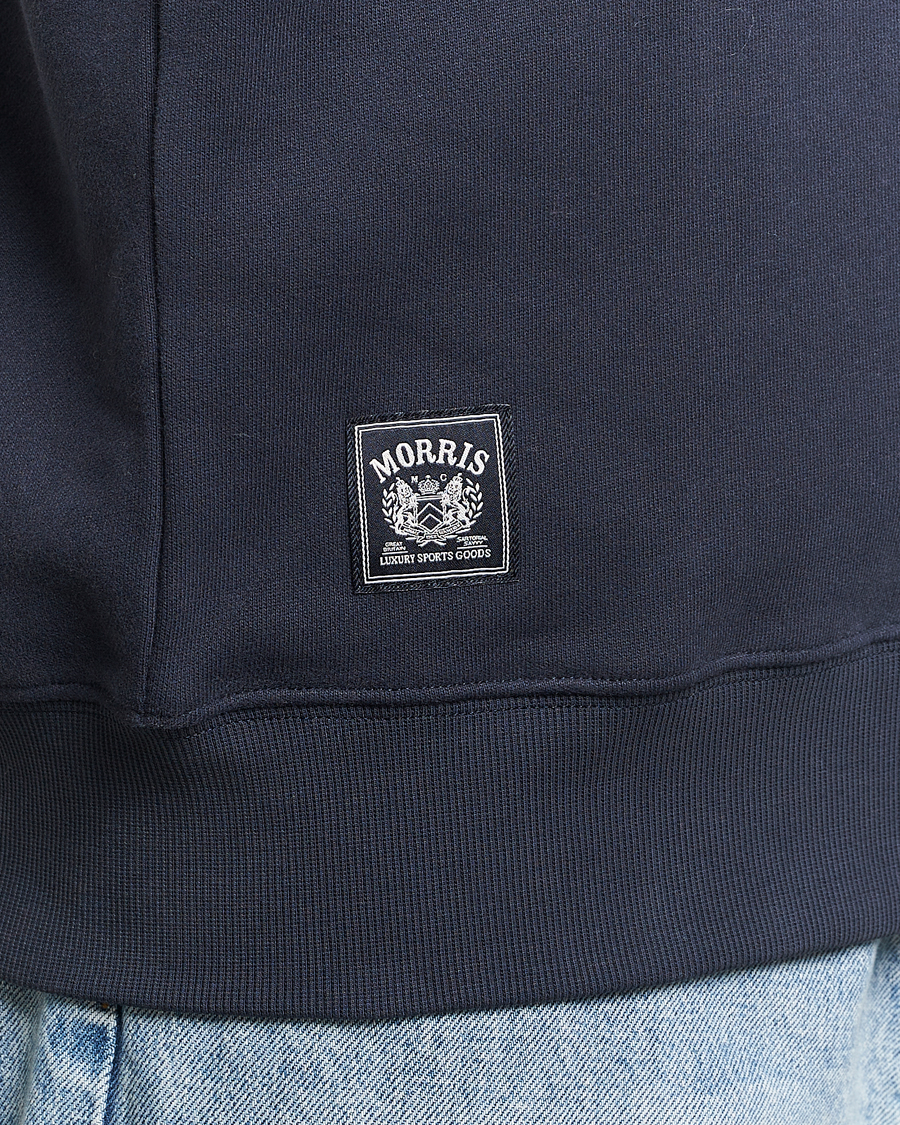 Uomini | Maglieria | Morris | Brandon Lily Hoodie Old Blue
