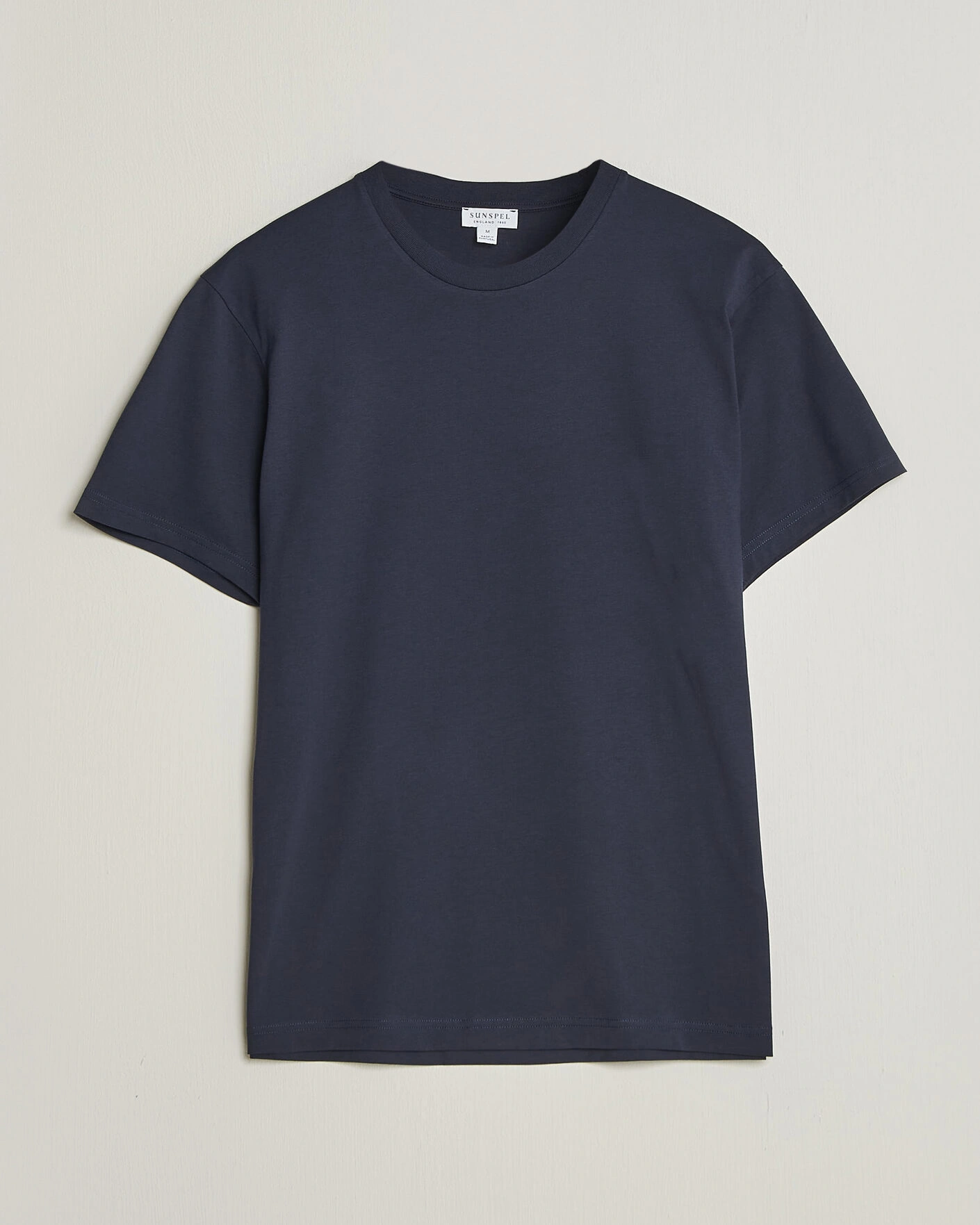 Uomini | T-shirt | Sunspel | Riviera Midweight T-Shirt Navy