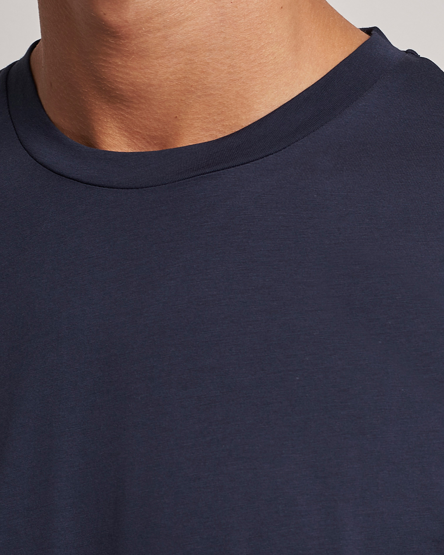 Uomini | T-shirt | Sunspel | Riviera Midweight T-Shirt Navy