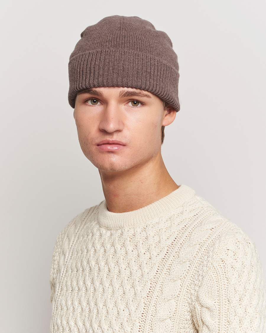 Uomini | Sunspel Lambswool Hat Cedar | Sunspel | Lambswool Hat Cedar