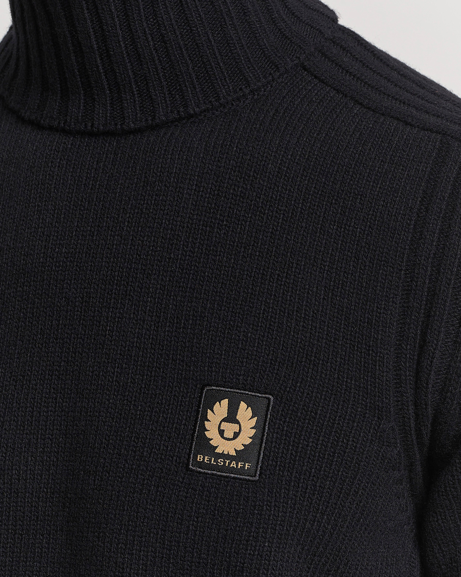 Uomini | Maglieria | Belstaff | Watch Wool Rollneck Black