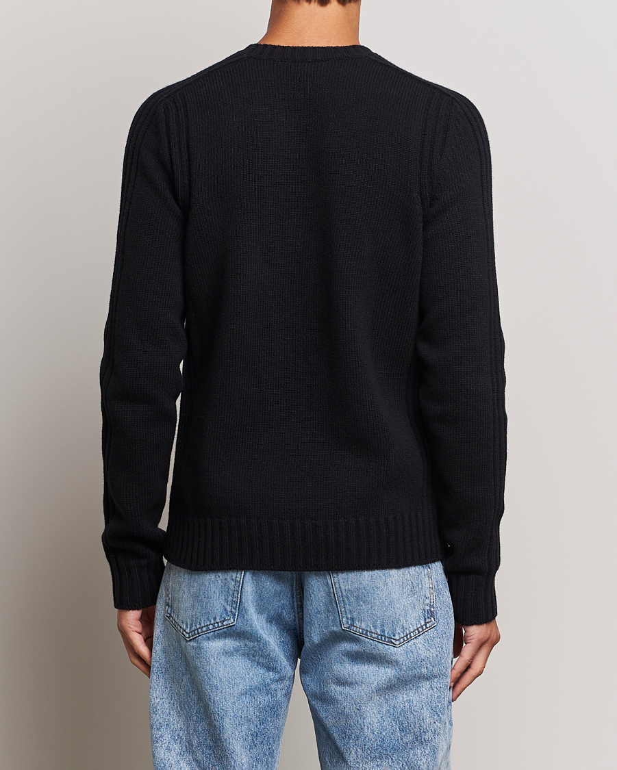 Uomini | Maglieria | Belstaff | Watch Wool Crewneck Black