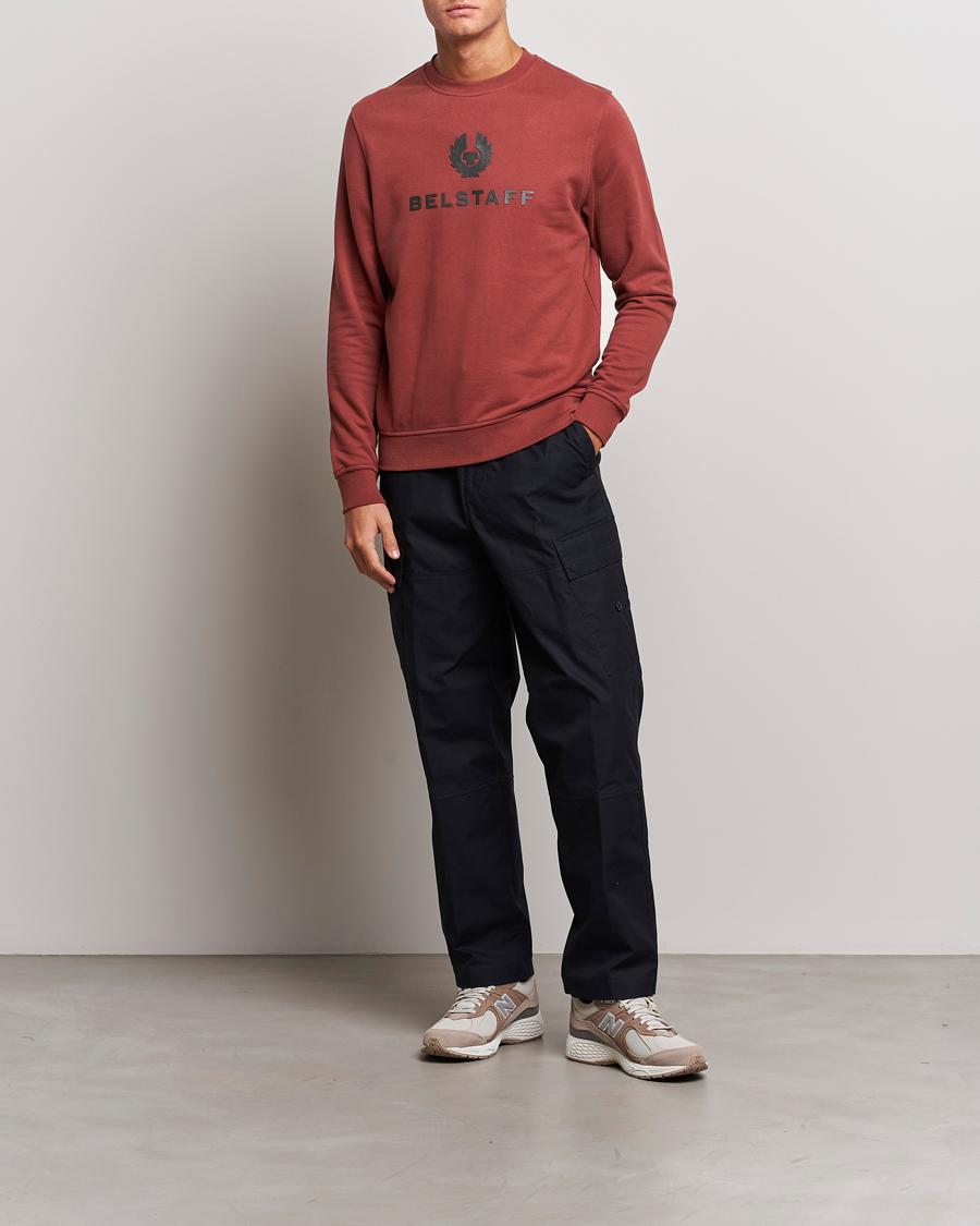 Uomini | Maglieria | Belstaff | Signature Crewneck Lava Red