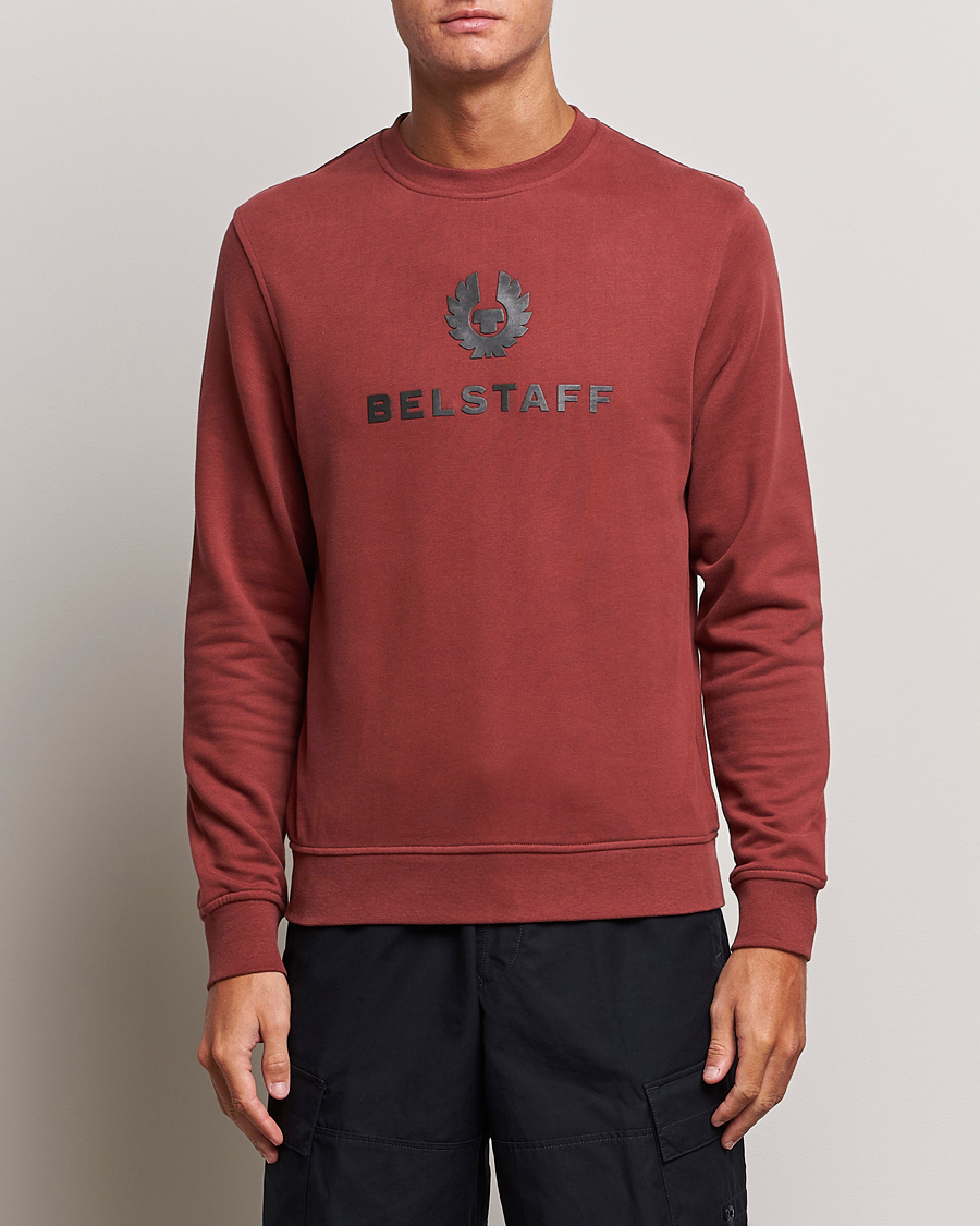 Uomini | Maglieria | Belstaff | Signature Crewneck Lava Red