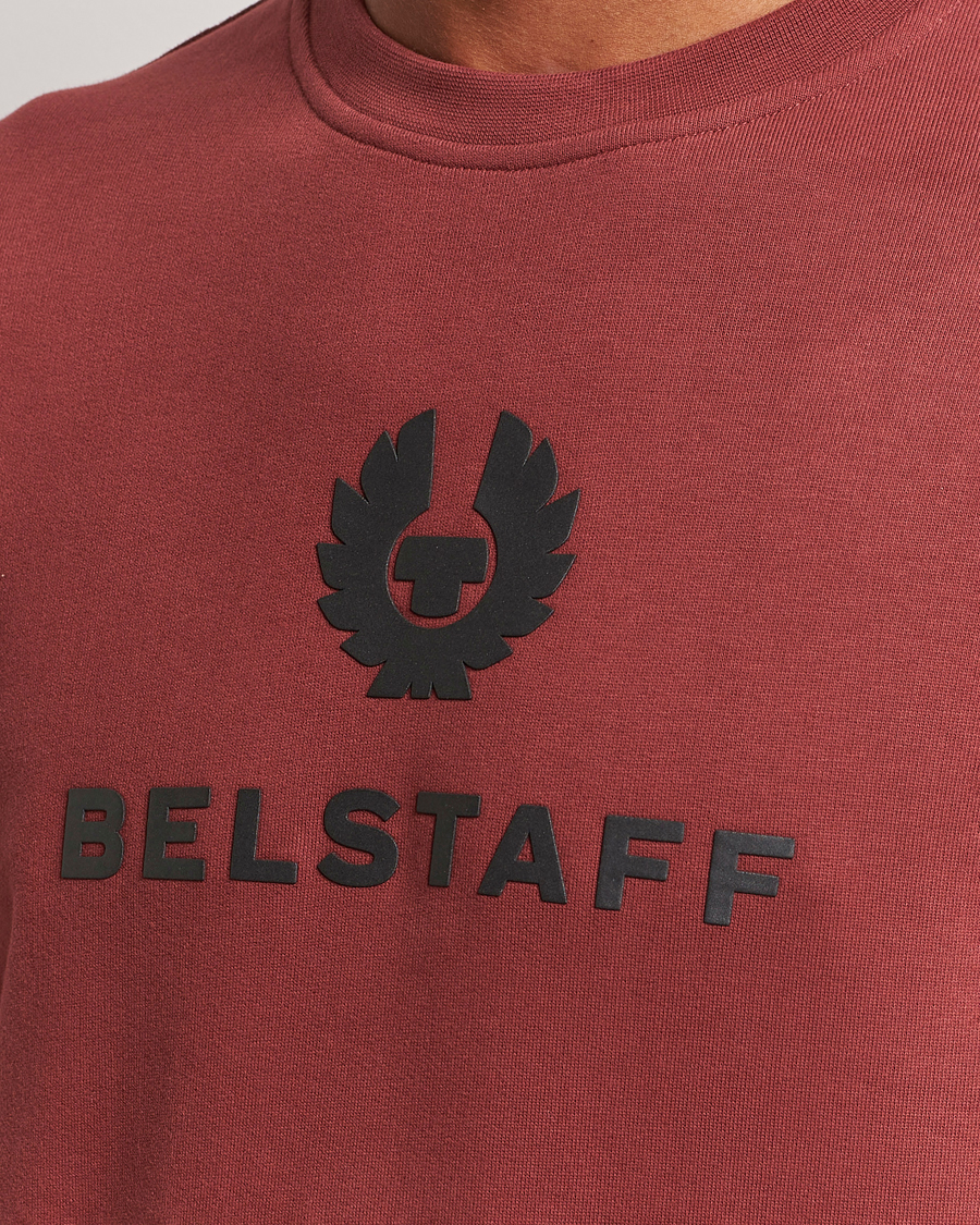 Uomini | Maglieria | Belstaff | Signature Crewneck Lava Red