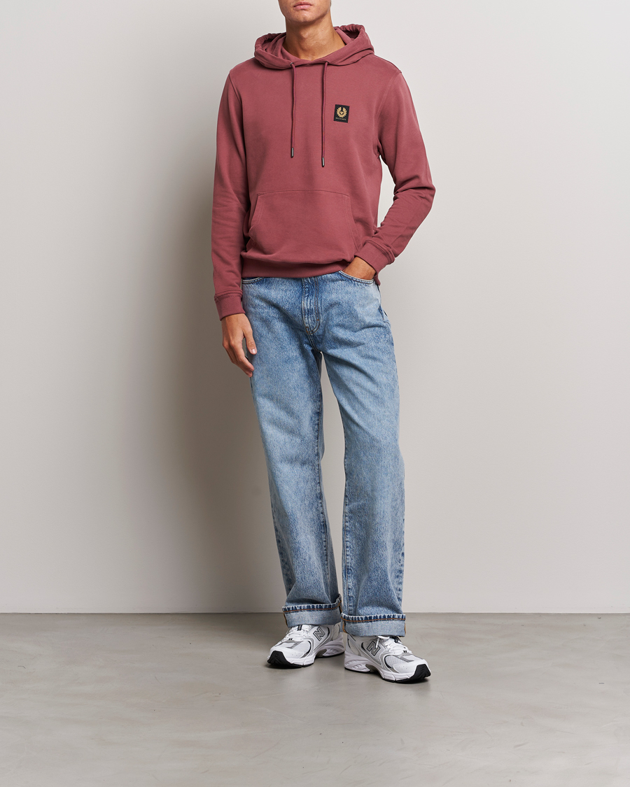 Uomini | Maglieria | Belstaff | Signature Hoodie Mulberry