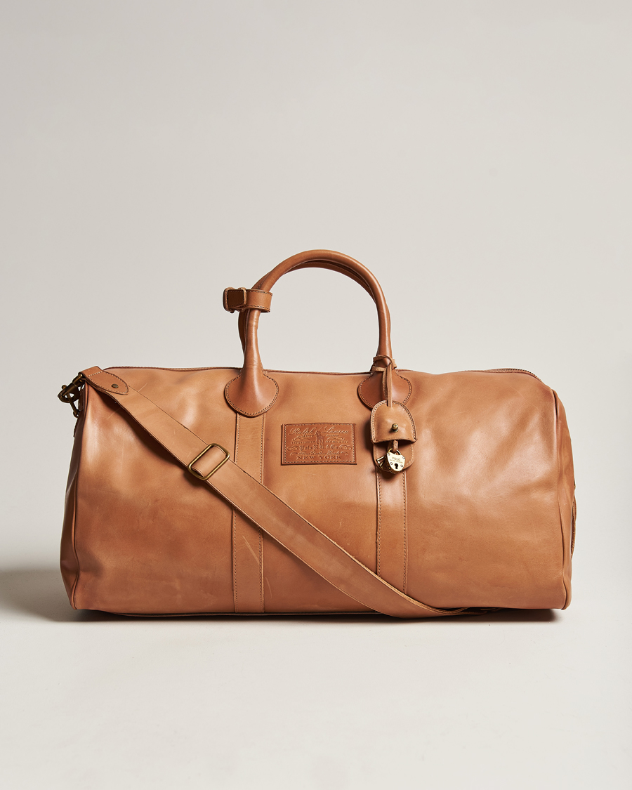 Uomini | Polo Ralph Lauren Heritage Leather Dufflebag Tan | Polo Ralph Lauren | Heritage Leather Dufflebag Tan