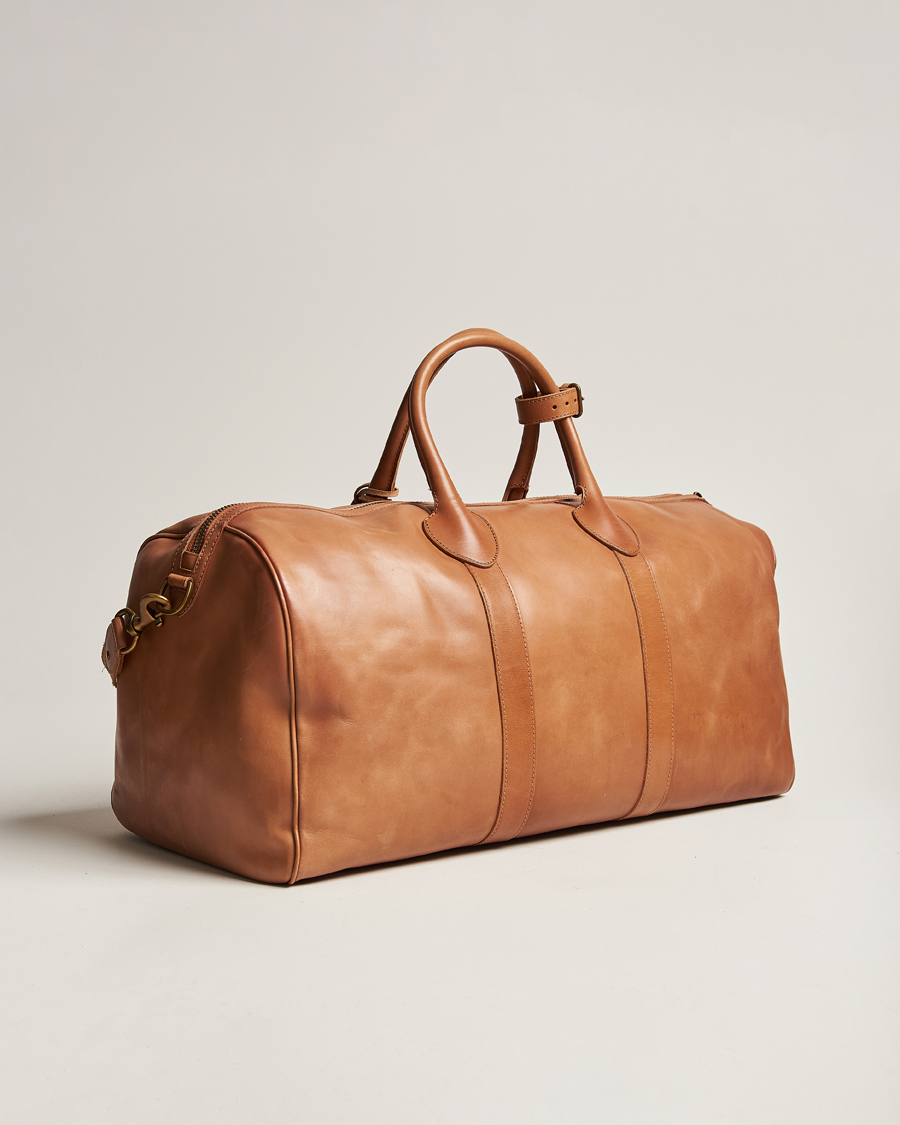 Uomini | Polo Ralph Lauren Heritage Leather Dufflebag Tan | Polo Ralph Lauren | Heritage Leather Dufflebag Tan