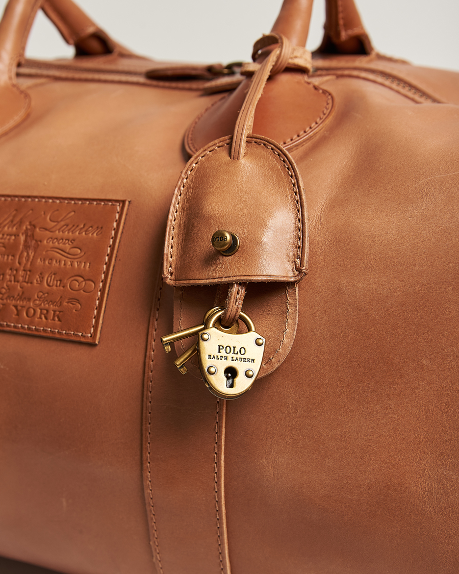 Uomini | Polo Ralph Lauren Heritage Leather Dufflebag Tan | Polo Ralph Lauren | Heritage Leather Dufflebag Tan