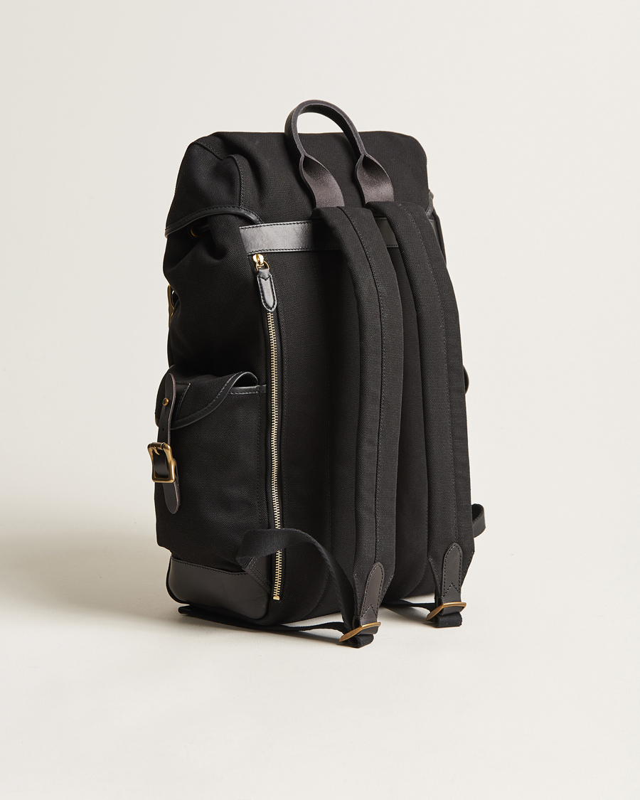 Uomini | Polo Ralph Lauren Canvas Backpack Black | Polo Ralph Lauren | Canvas Backpack Black