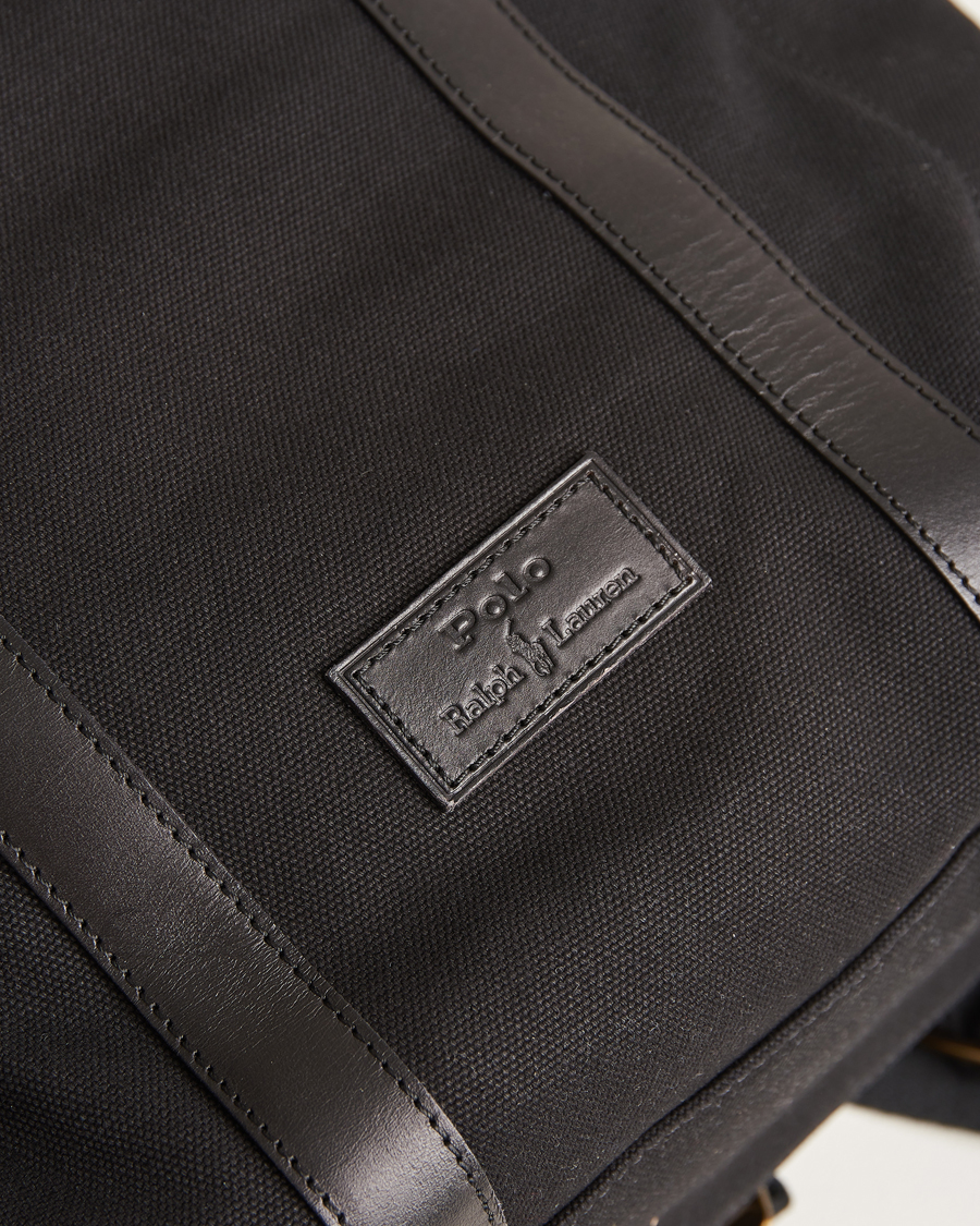 Uomini | Polo Ralph Lauren Canvas Backpack Black | Polo Ralph Lauren | Canvas Backpack Black