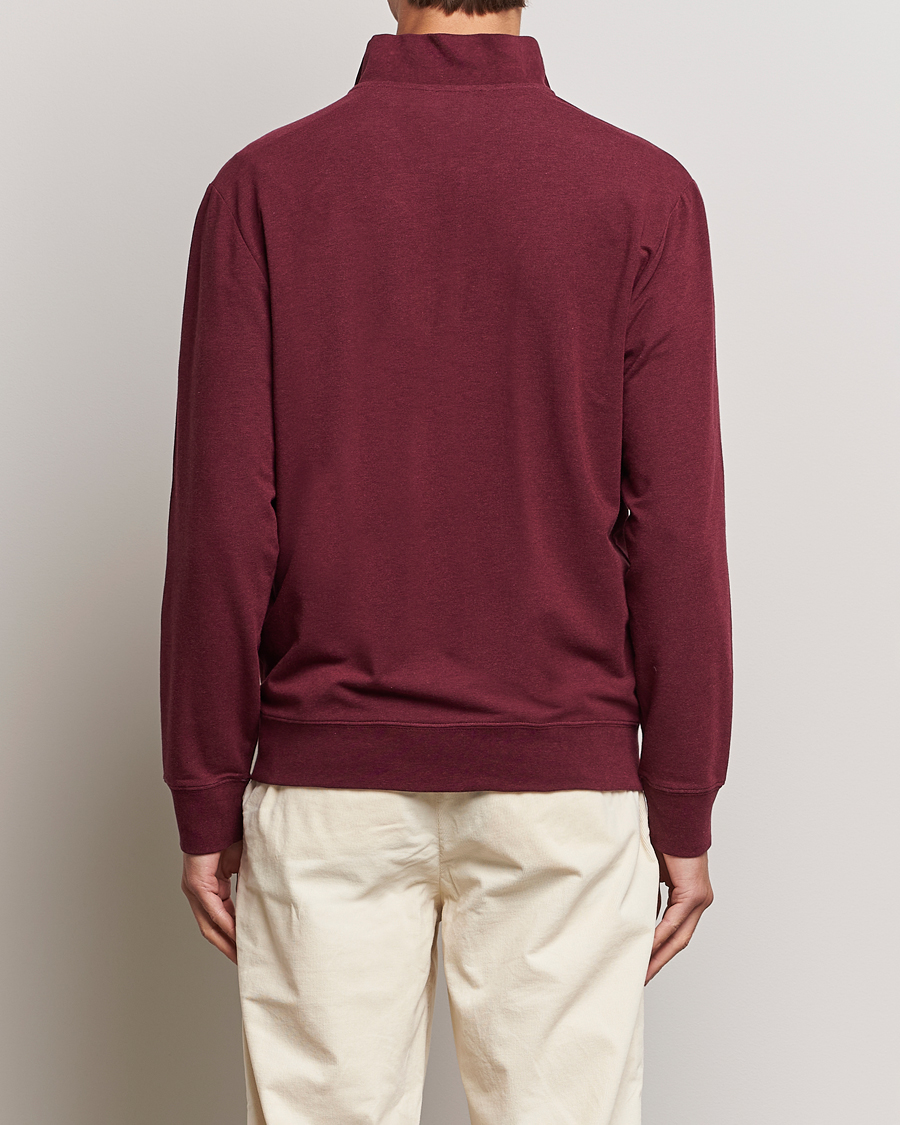 Uomini | Maglieria | Polo Ralph Lauren Golf | Terry Jersey Half Zip Sweater Wine Heather