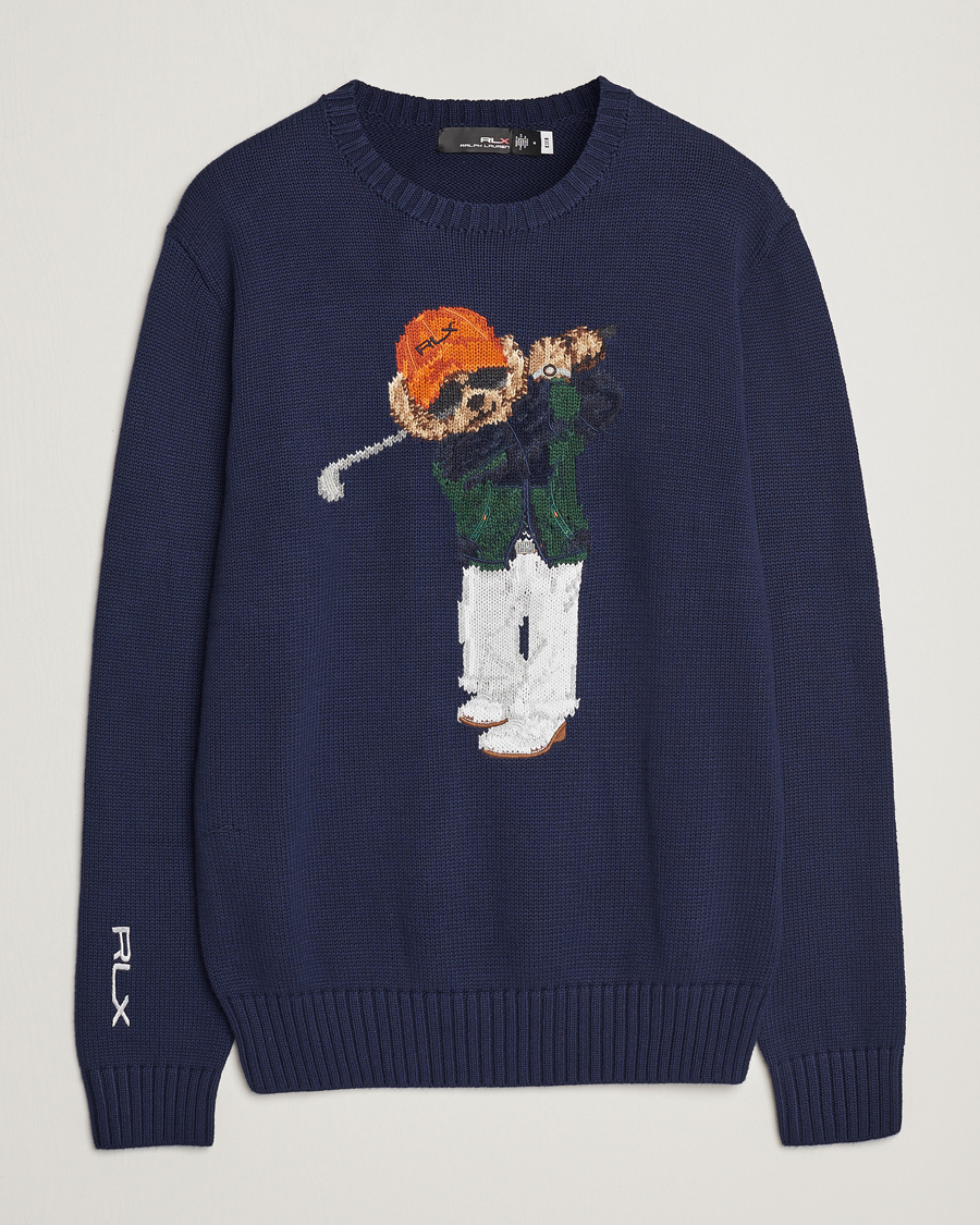 Uomini | Maglieria | RLX Ralph Lauren | Golf Bear Sweatshirt French Navy