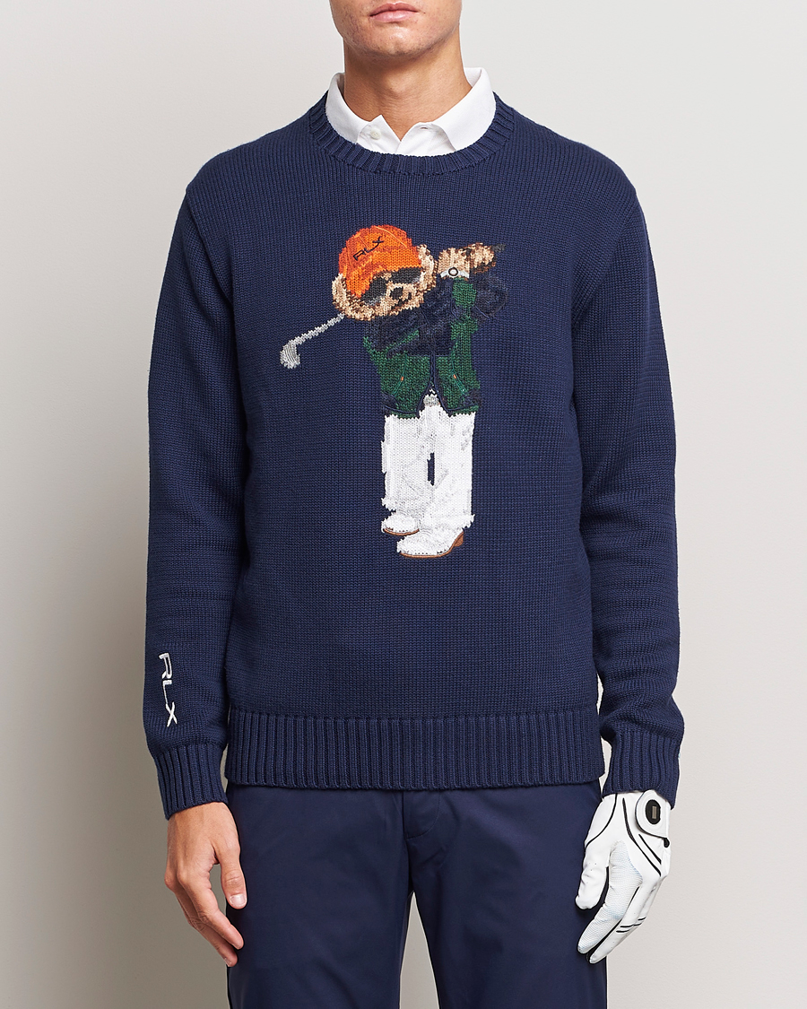 Uomini | Maglieria | RLX Ralph Lauren | Golf Bear Sweatshirt French Navy