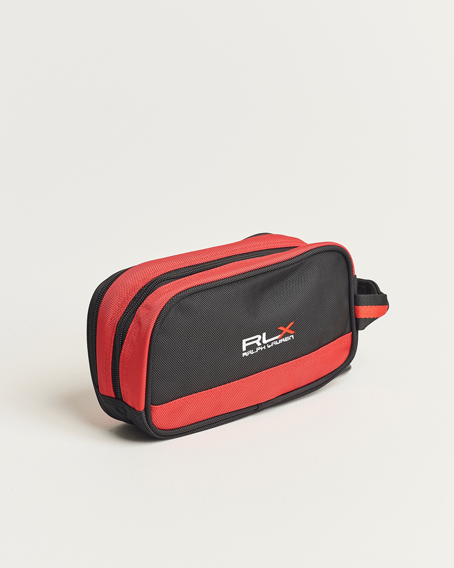 Uomini | RLX Ralph Lauren Large Washbag Black/Red | RLX Ralph Lauren | Large Washbag Black/Red