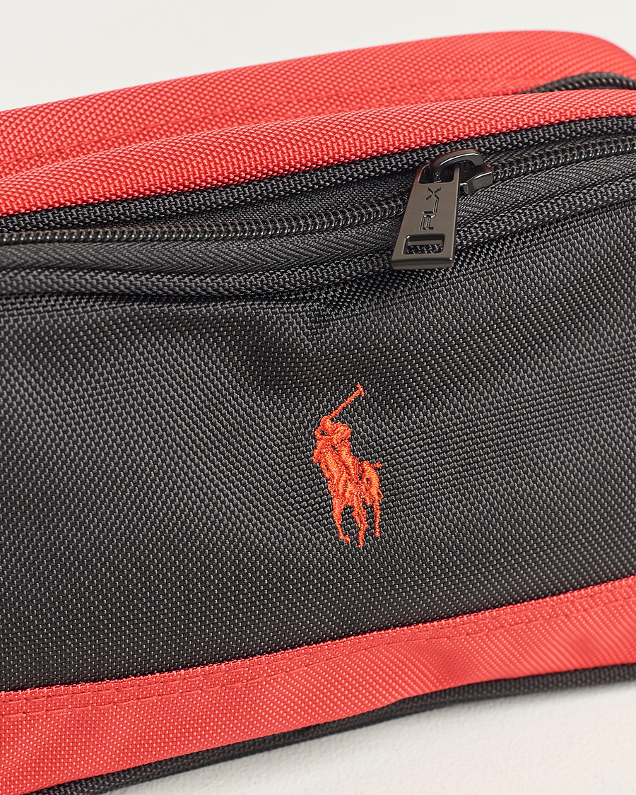 Uomini | RLX Ralph Lauren Large Washbag Black/Red | RLX Ralph Lauren | Large Washbag Black/Red