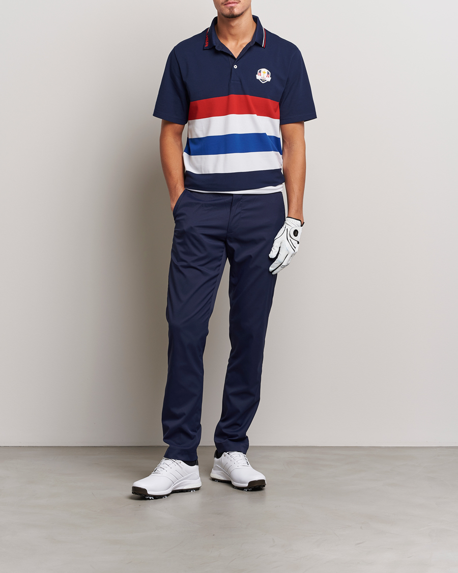 Uomini | Polo | RLX Ralph Lauren | Ryder Cup Stripe Pique French Navy/Multi