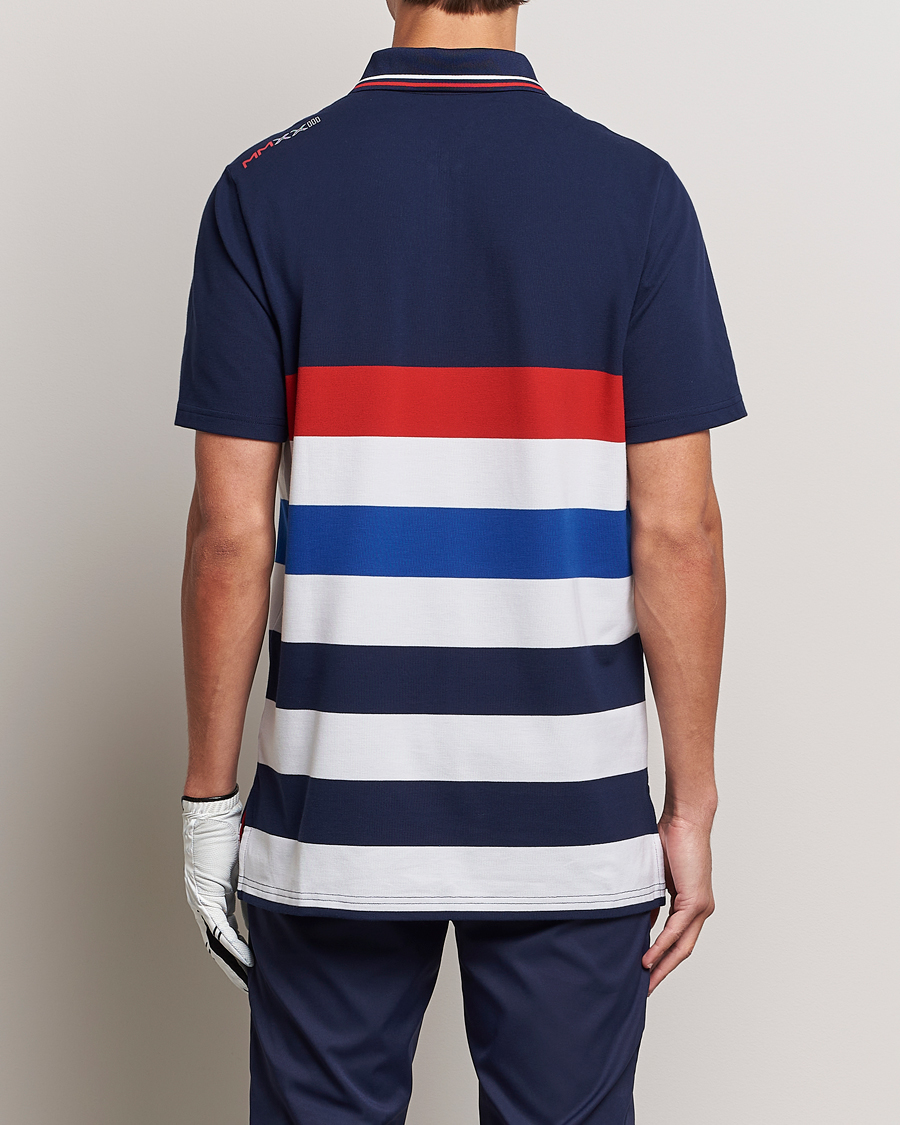 Uomini | Polo | RLX Ralph Lauren | Ryder Cup Stripe Pique French Navy/Multi