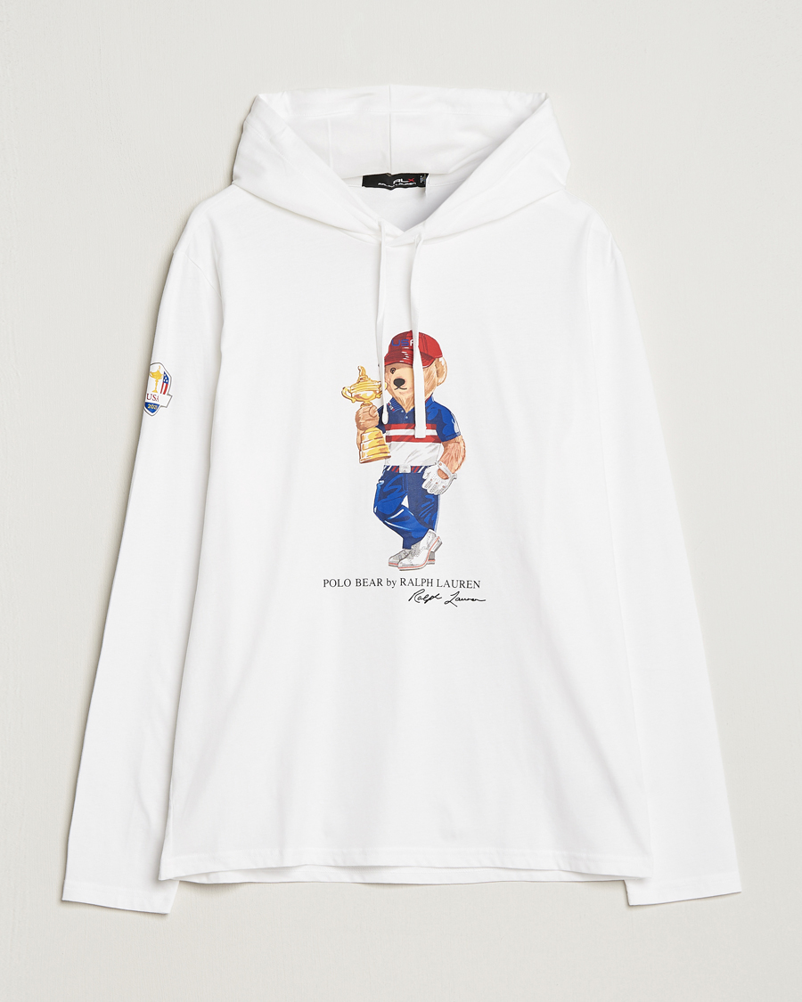 Uomini | Maglieria | RLX Ralph Lauren | Ryder Cup Bear Hoodie Pure White