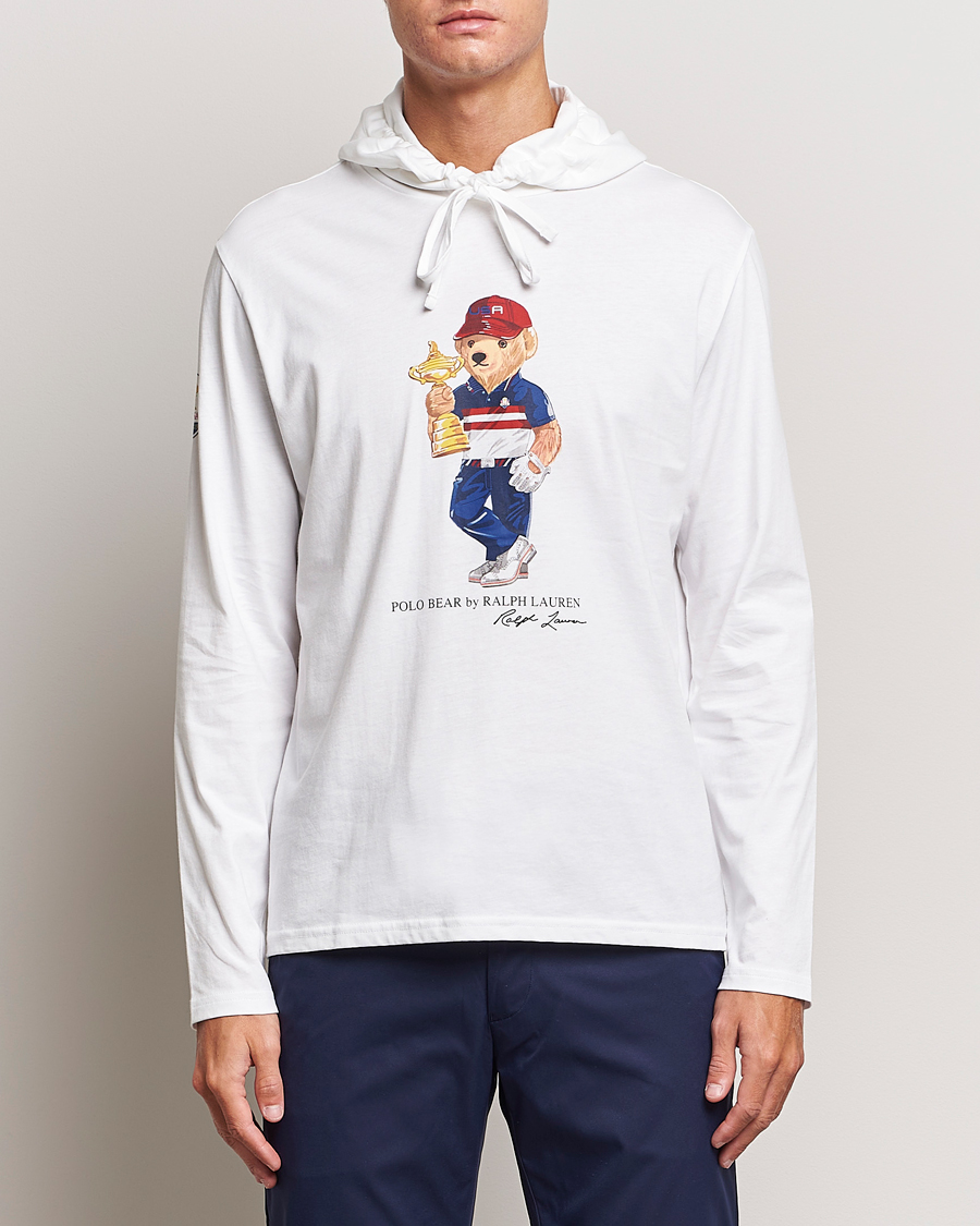 Uomini | Maglieria | RLX Ralph Lauren | Ryder Cup Bear Hoodie Pure White