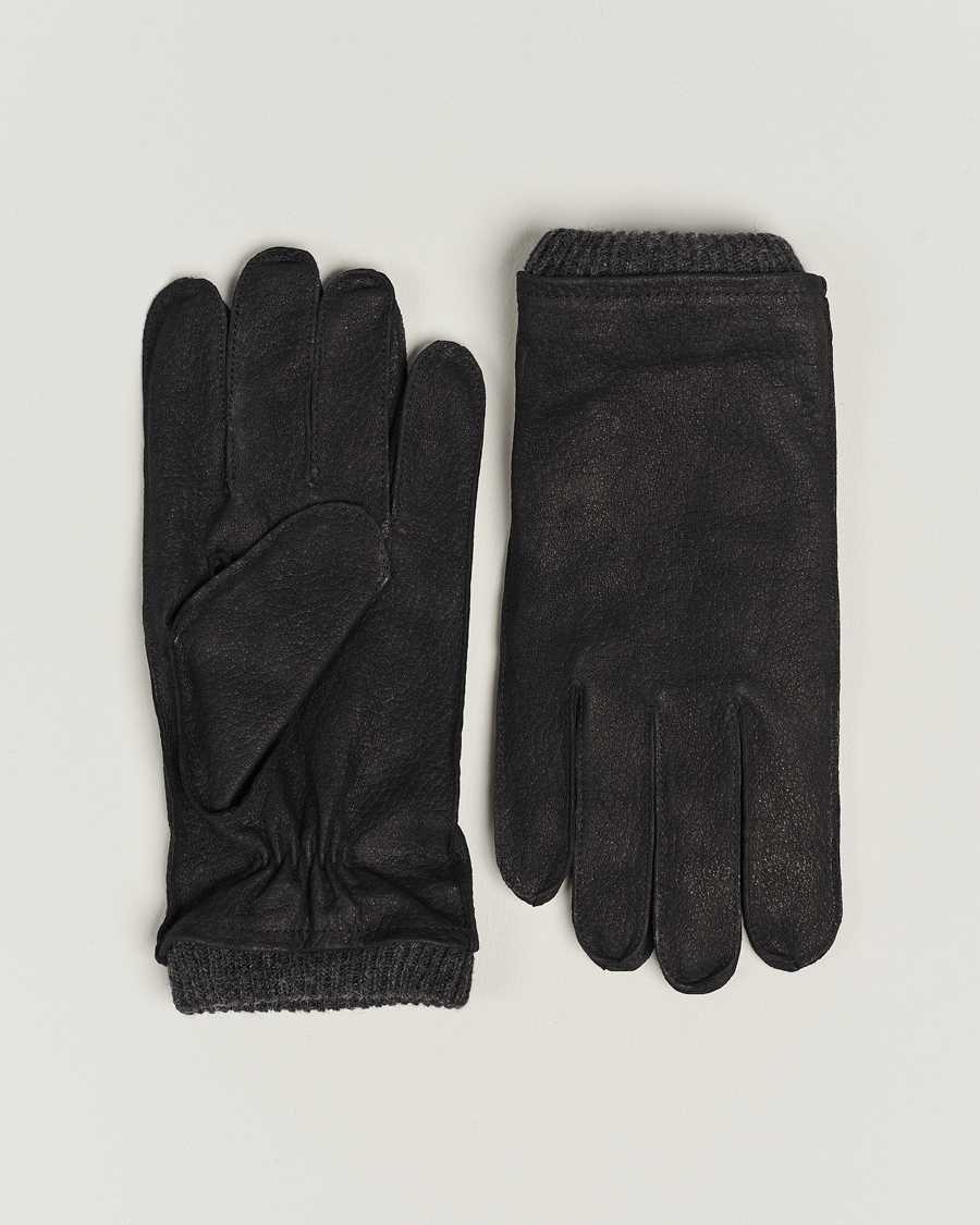 Uomini | Polo Ralph Lauren Leather Gloves Black | Polo Ralph Lauren | Leather Gloves Black