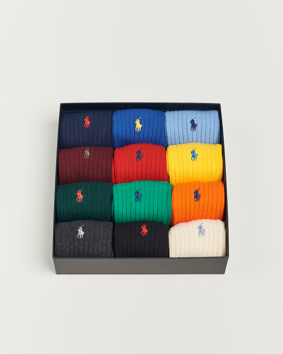 Uomini | Biancheria intima | Polo Ralph Lauren | 12-Pack Cotton Crew Socks Multi