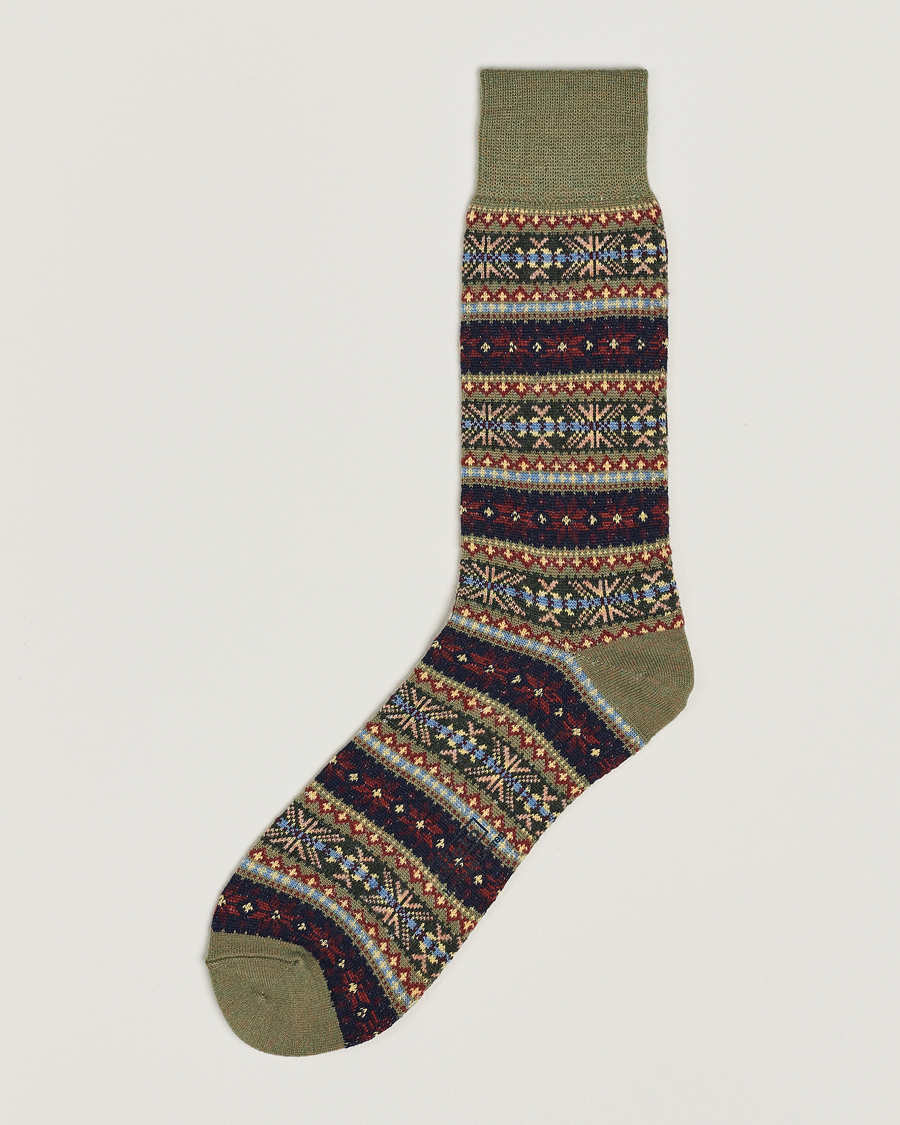Uomini | Biancheria intima | Polo Ralph Lauren | Wool Fairisle Socks Loden