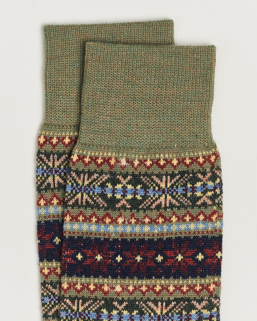 Uomini | Biancheria intima | Polo Ralph Lauren | Wool Fairisle Socks Loden