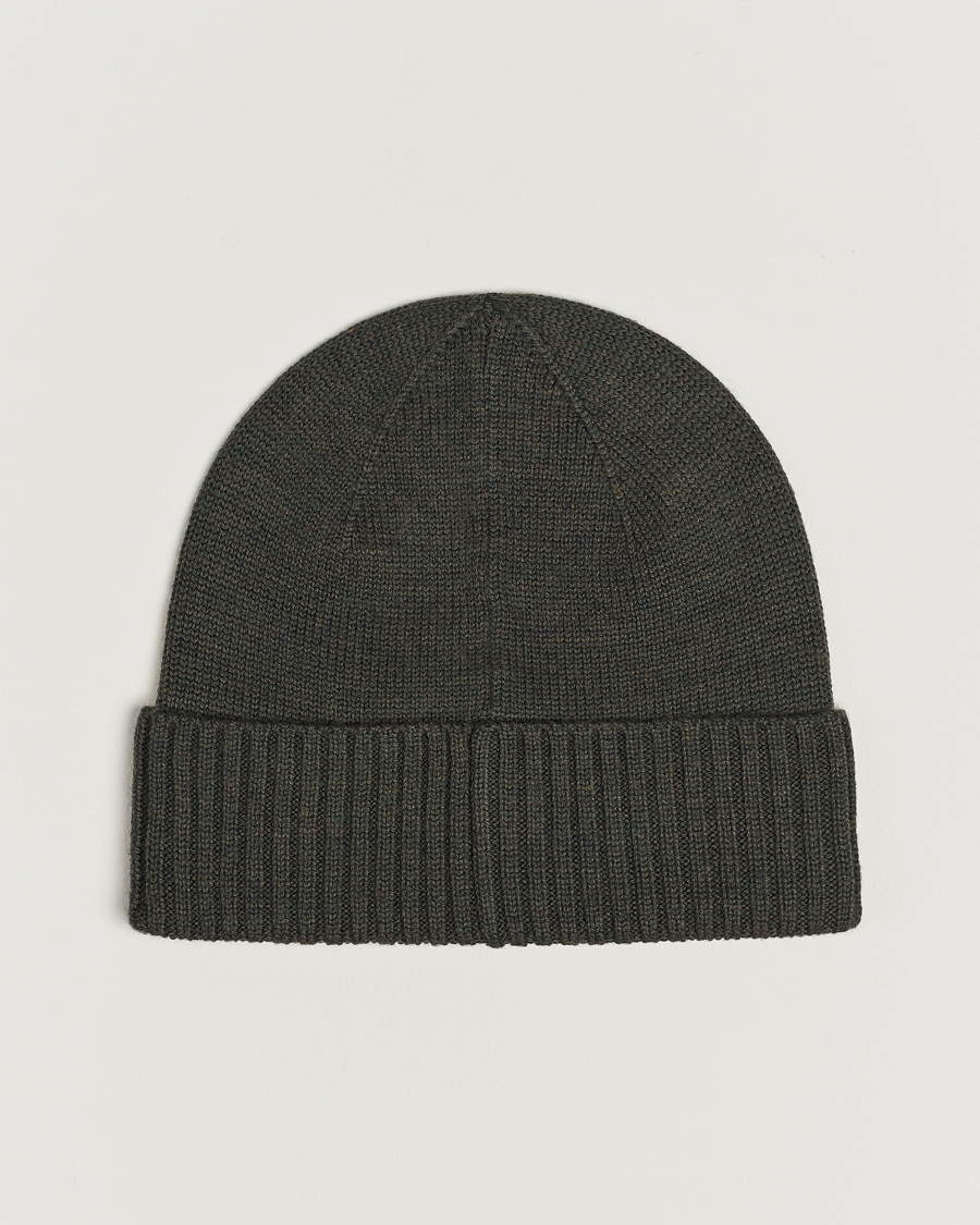 Uomini | Polo Ralph Lauren Merino Wool Beanie Olive Heather | Polo Ralph Lauren | Merino Wool Beanie Olive Heather