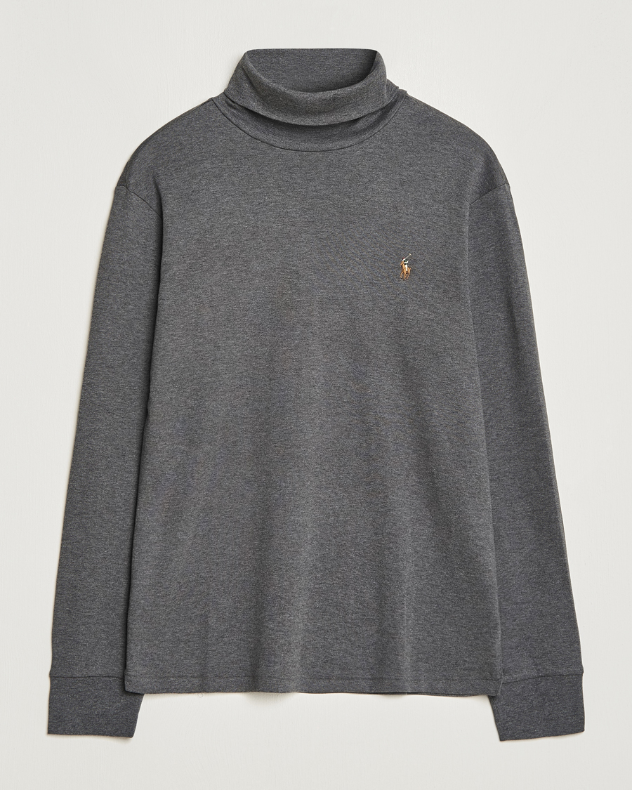 Uomini | Maglieria | Polo Ralph Lauren | Luxury Pima Cotton Rollneck Barclay Heather