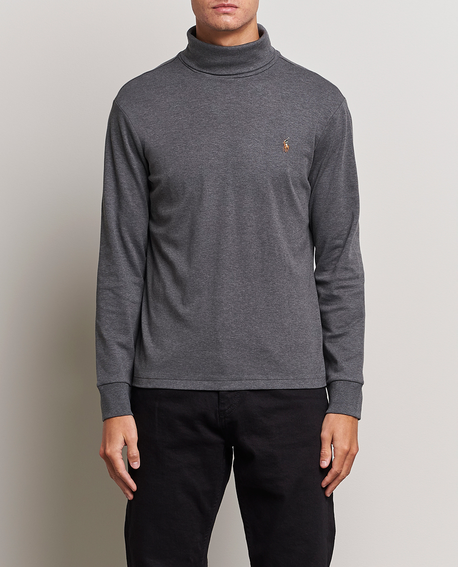 Uomini | Maglieria | Polo Ralph Lauren | Luxury Pima Cotton Rollneck Barclay Heather