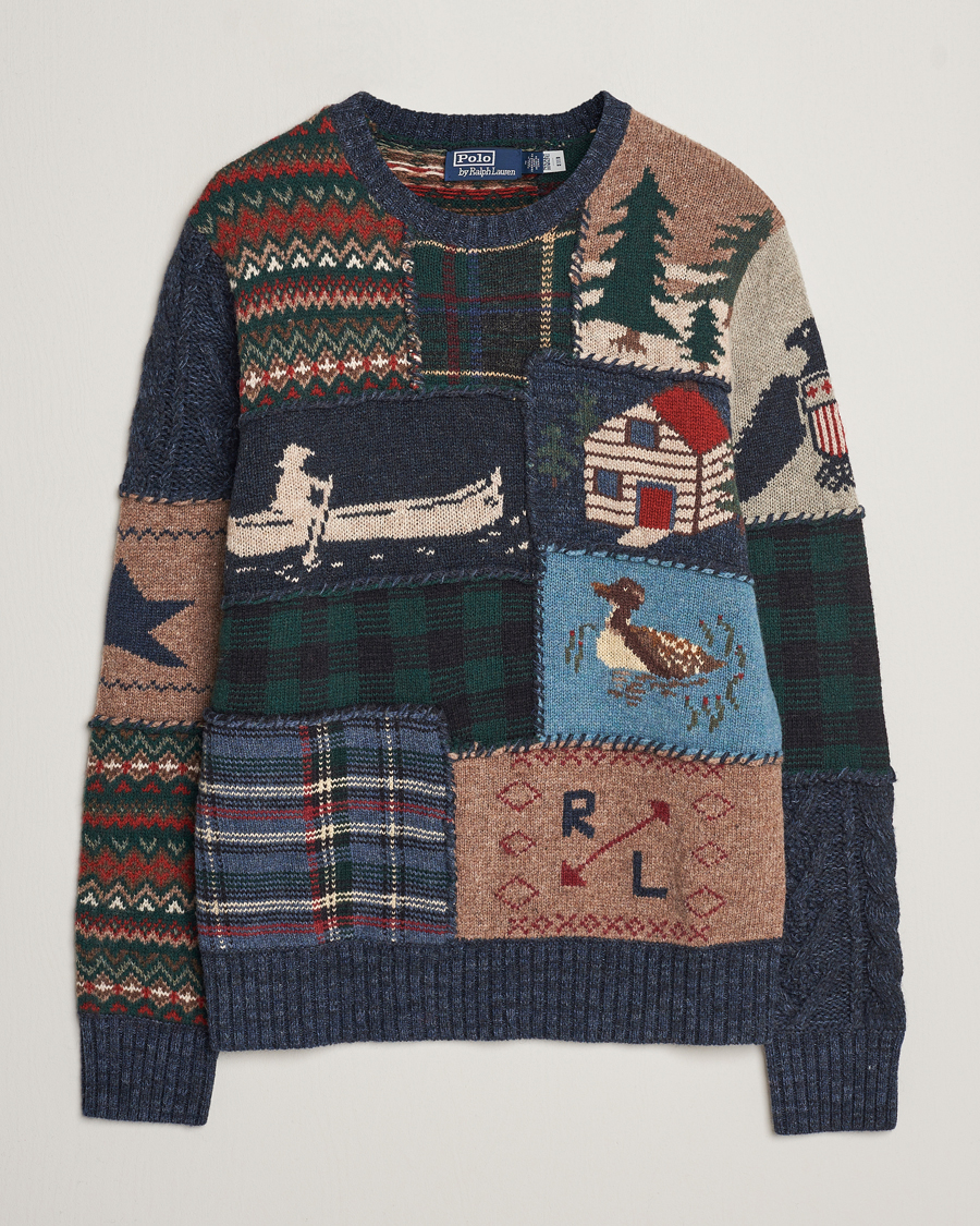 Uomini | Maglieria | Polo Ralph Lauren | Wool Patchwork Knitted Sweater Multi