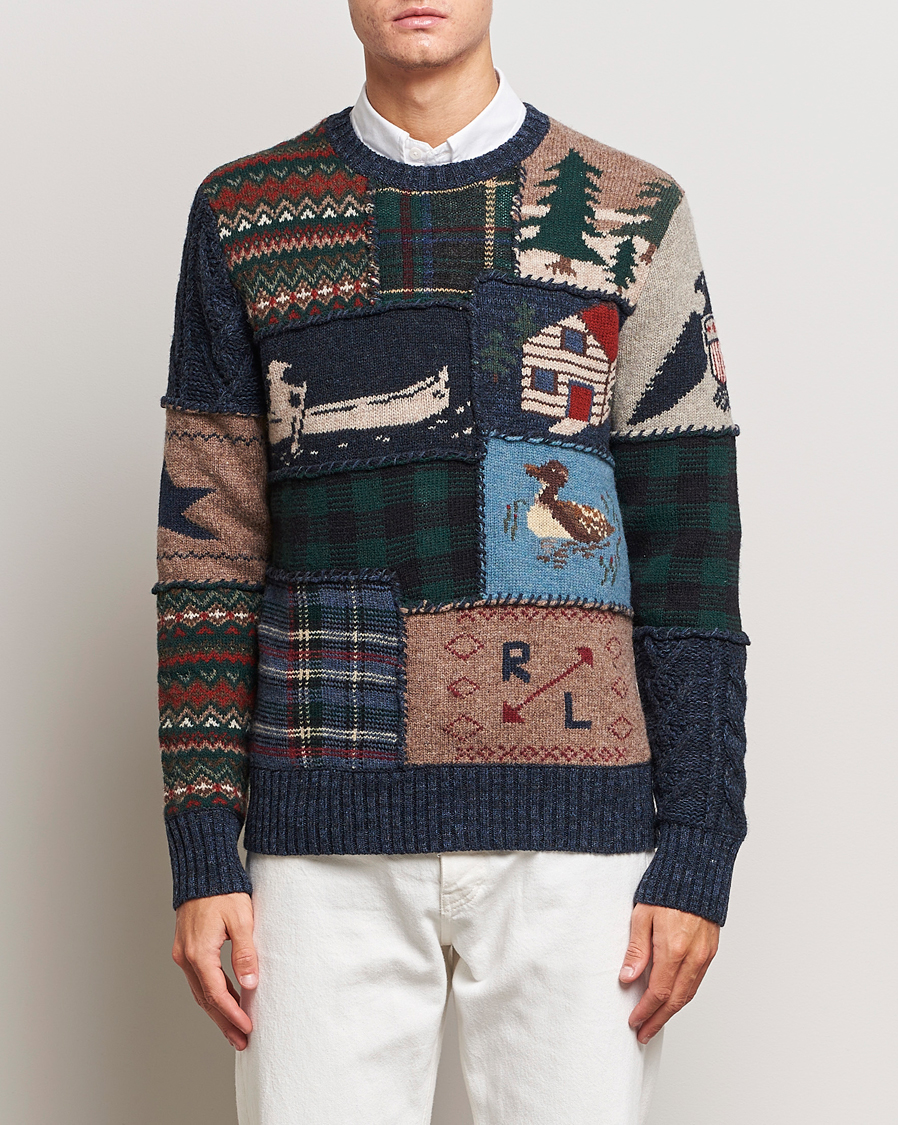 Uomini | Maglieria | Polo Ralph Lauren | Wool Patchwork Knitted Sweater Multi