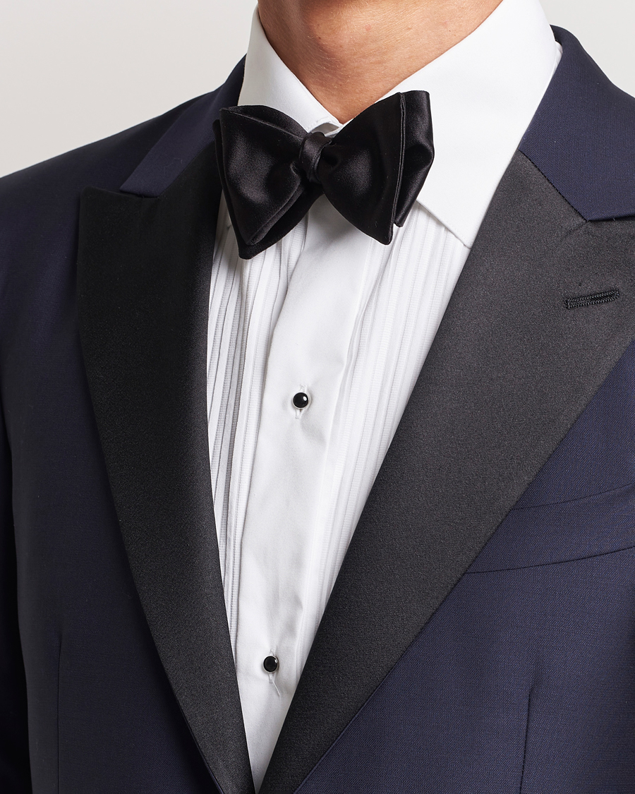 Uomini | Polo Ralph Lauren Silk Self Tie Bow Tie Black | Polo Ralph Lauren | Silk Self Tie Bow Tie Black