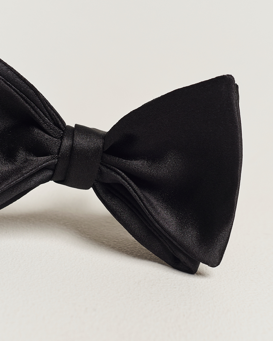 Uomini | Polo Ralph Lauren Silk Self Tie Bow Tie Black | Polo Ralph Lauren | Silk Self Tie Bow Tie Black