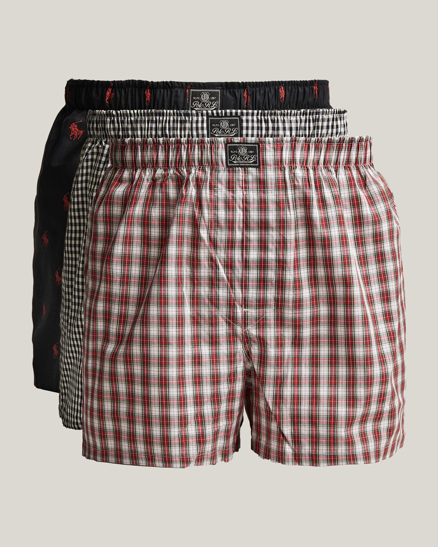 Uomini | Biancheria intima | Polo Ralph Lauren | 3-Pack Woven Boxer Multi