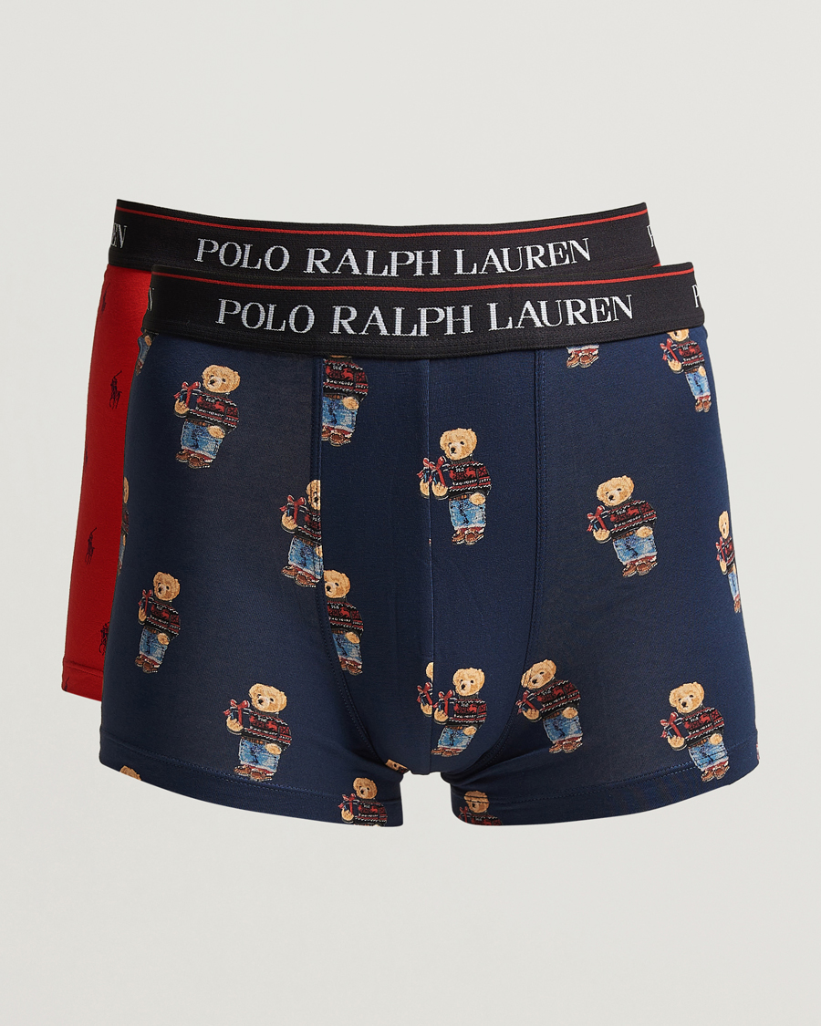Uomini | Biancheria intima | Polo Ralph Lauren | 2-Pack Holiday Gift Box Set Trunk Red/Navy