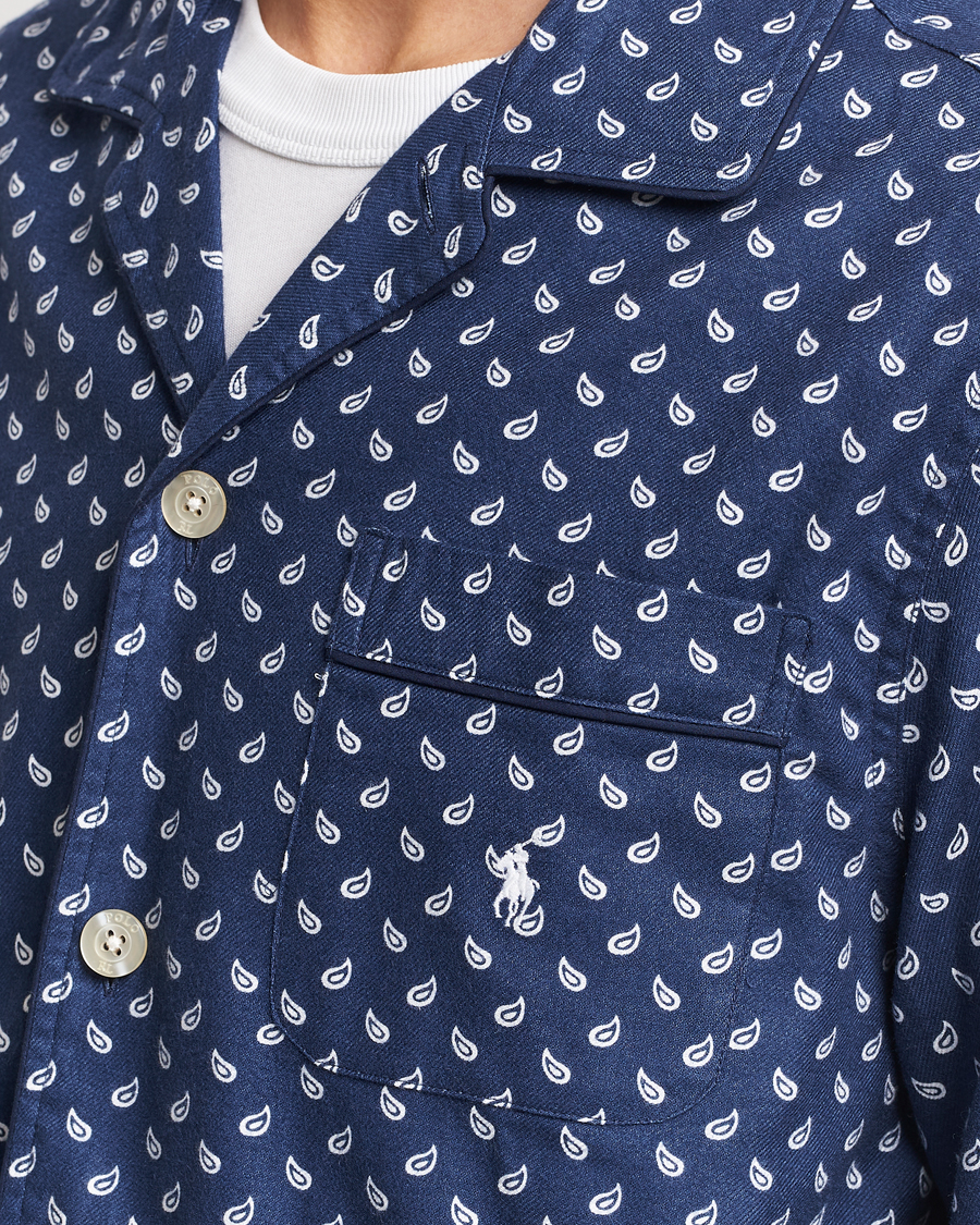 Uomini | Accappatoi & Pigiami | Polo Ralph Lauren | Flannel Paisley Pyjama Set Navy