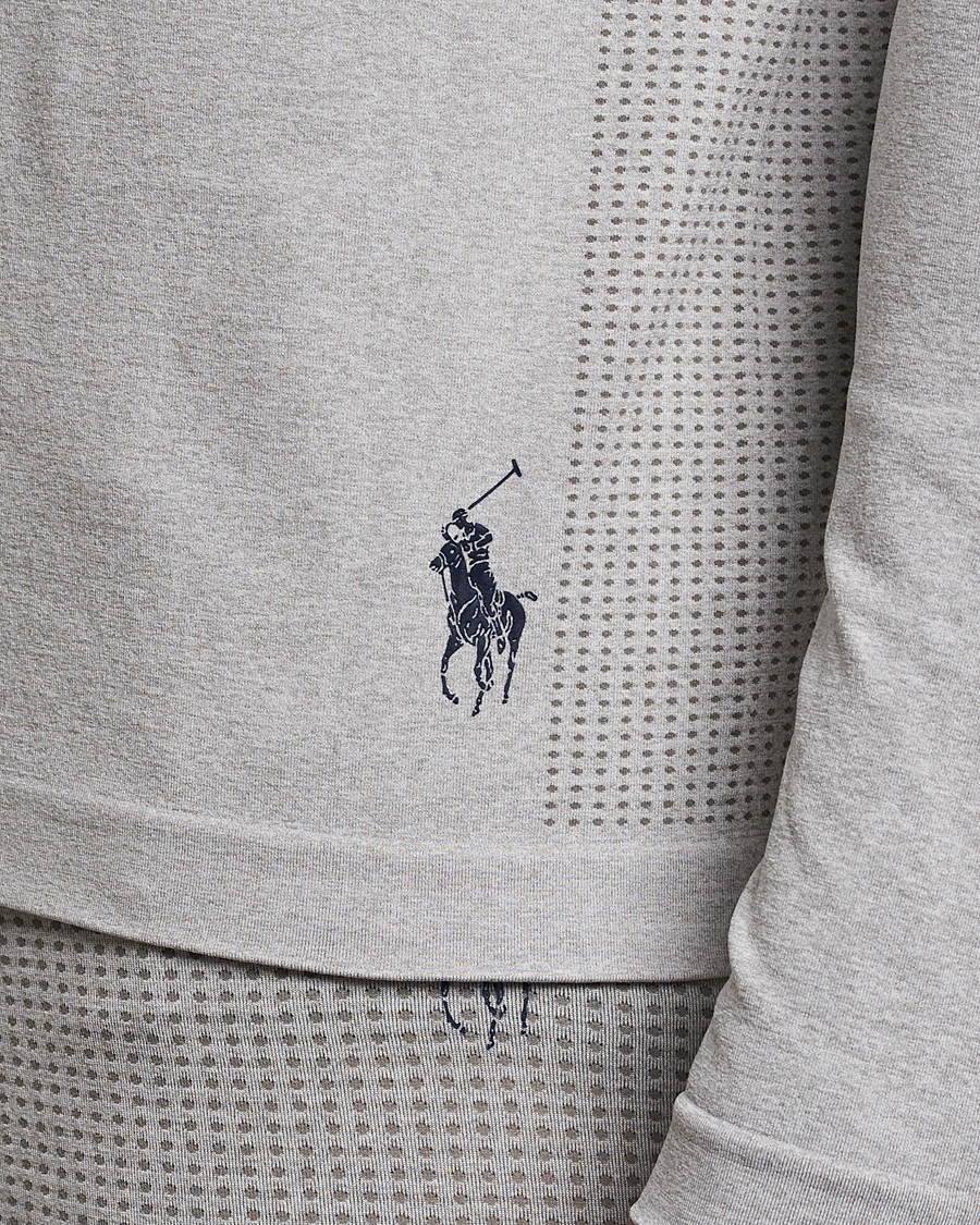 Uomini | T-shirt | Polo Ralph Lauren | Performance Seamless Long Sleeve Tee Light Sport Heather