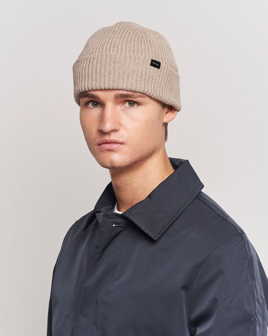 Uomini | Paul Smith Cashmere Beanie Beige | Paul Smith | Cashmere Beanie Beige