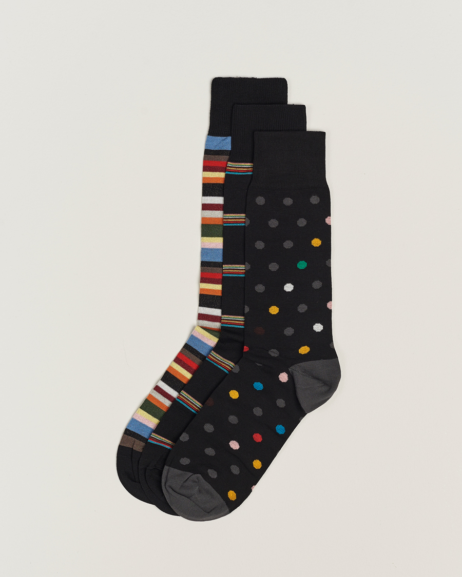 Uomini | Biancheria intima | Paul Smith | 3-Pack Signature Tipping Socks Multi