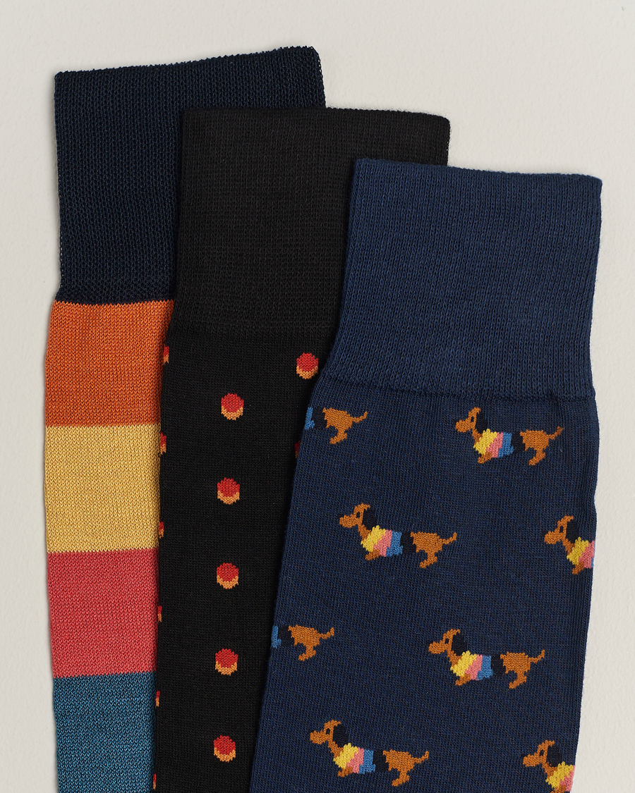 Uomini | Biancheria intima | Paul Smith | 3-Pack Novelty Mix Socks Multi