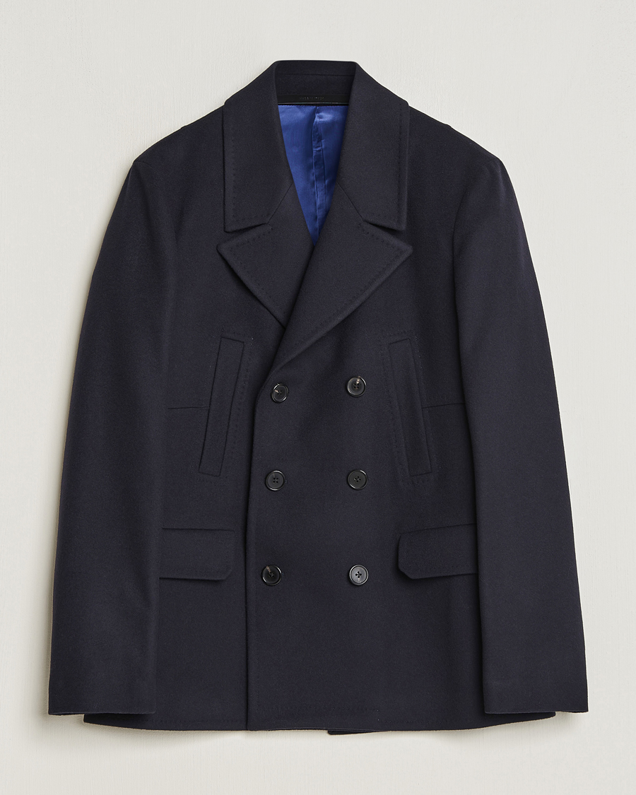 Uomini | Giacche | Paul Smith | Wool/Cashmere Peacoat Navy