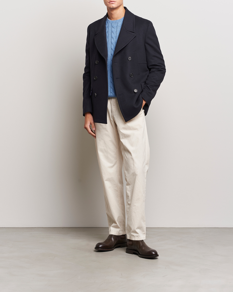 Uomini | Giacche | Paul Smith | Wool/Cashmere Peacoat Navy