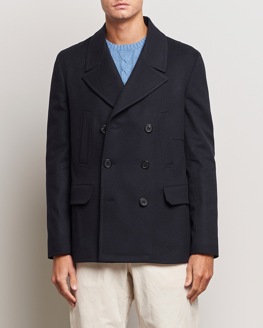 Uomini | Giacche | Paul Smith | Wool/Cashmere Peacoat Navy