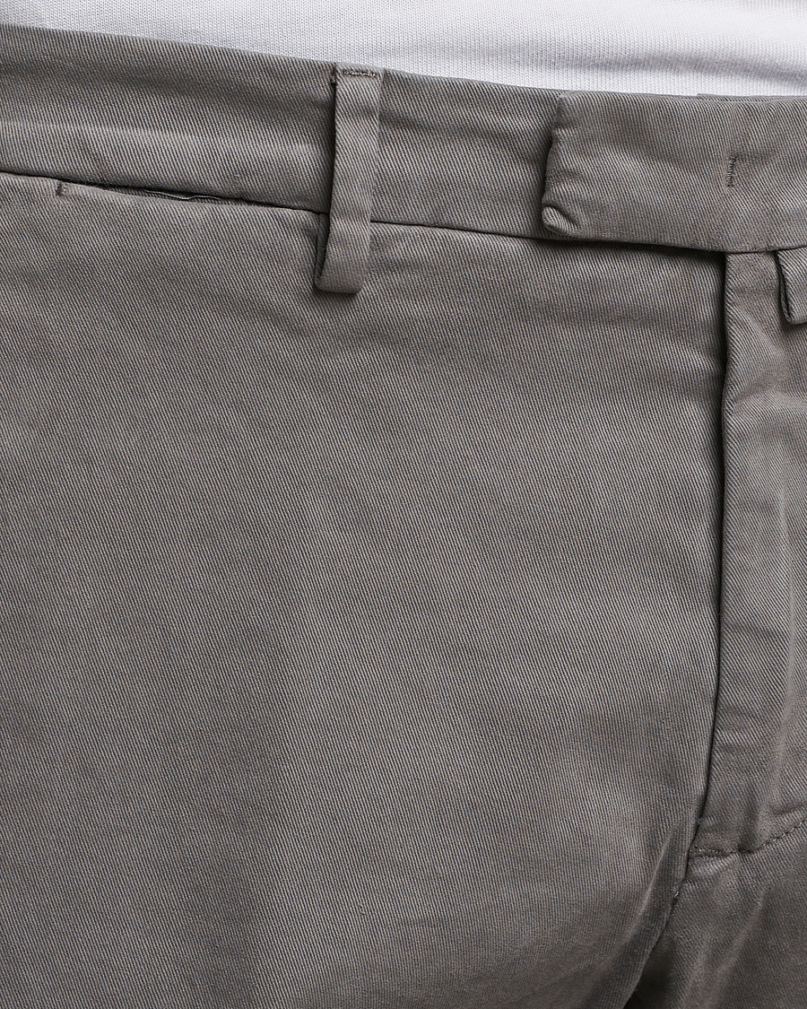 Uomini | Pantaloni | Briglia 1949 | Slim Fit Cotton Stretch Chino Grey