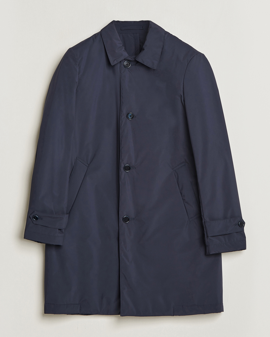 Uomini | Giacche | Lardini | Packable Water Repellent Coat Navy